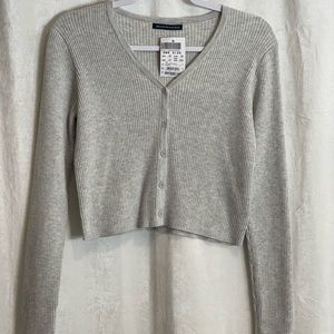 NWT Brandy Melville Grey Button Up Sweater